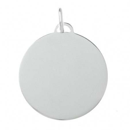 Colgante chapa para grabar Plata de Ley - Karissma