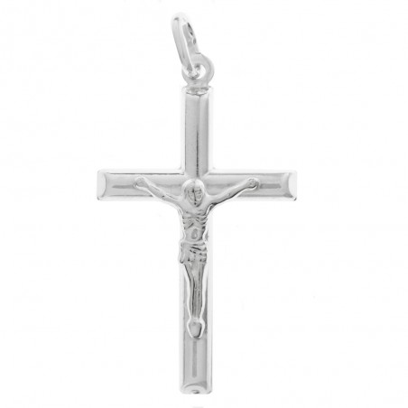 Crucifijo con cordón de Plata de Ley - Karissma