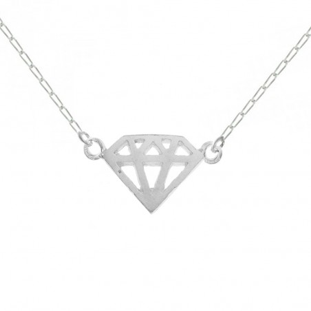 Collar diamante Plata de Ley - Karissma