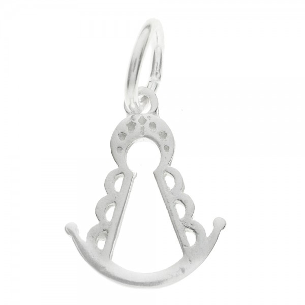 Collar Virgen del Rocío minimalista Plata de Ley - Karissma