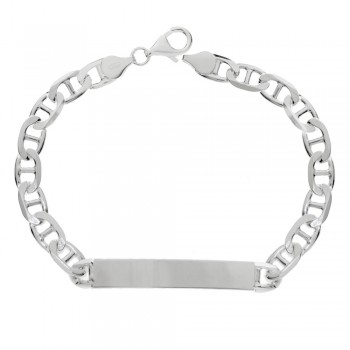 Pulsera esclava para hombre calabrote Plata de Ley - Karissma