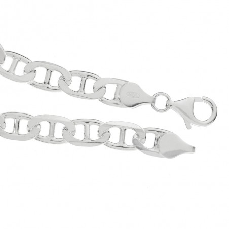 Pulsera esclava para hombre calabrote Plata de Ley - Karissma