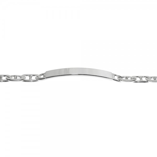 Pulsera esclava para hombre calabrote Plata de Ley - Karissma