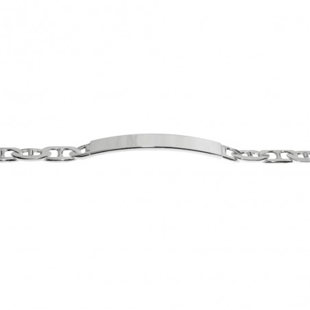 Pulsera esclava para hombre calabrote Plata de Ley - Karissma