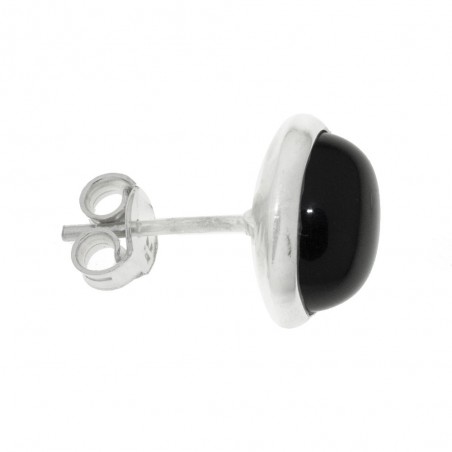 Pendientes piedra oval Plata de  Ley - Karissma