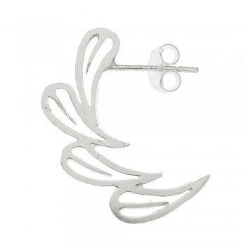 Pendientes cascada de hojas Plata de  Ley - Karissma 2