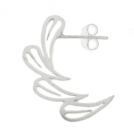 Pendientes cascada de hojas Plata de  Ley - Karissma