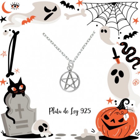 Colgante mini pentagrama Plata de Ley | Karissma