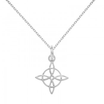 Colgante mini Nudo de Bruja Plata de Ley | Karissma 2