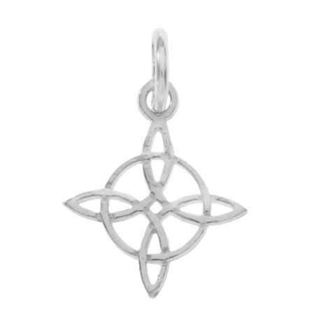 Colgante mini Nudo de Bruja Plata de Ley | Karissma