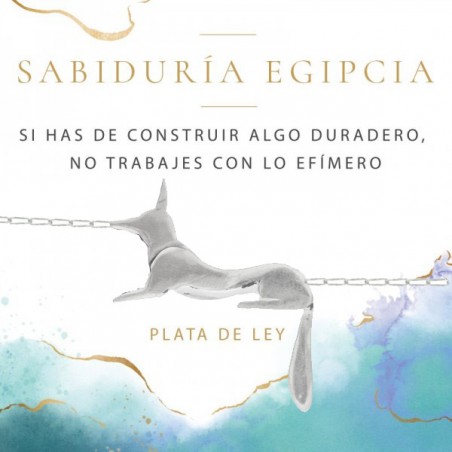 Pulsera dios egipcio Anubis Plata de Ley - Karissma