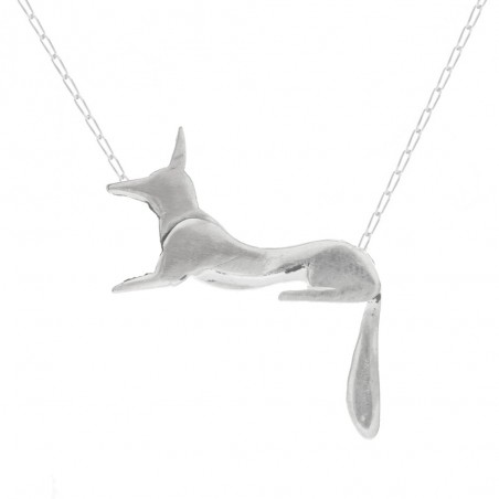 Collar dios egipcio Anubis Plata de Ley - Karissma