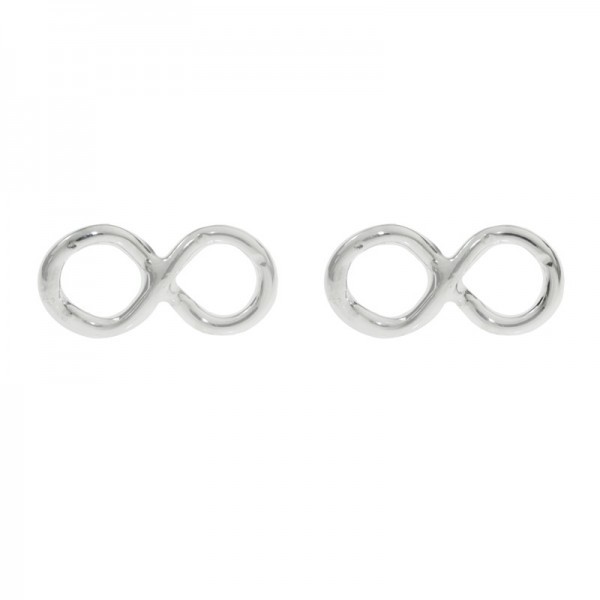 Pendientes Infinito Plata de Ley