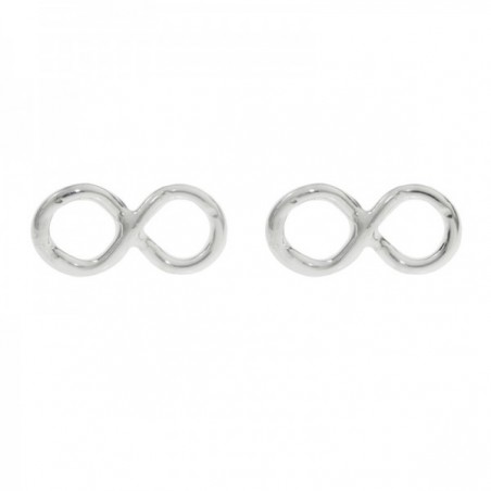Pendientes Infinito Plata de Ley