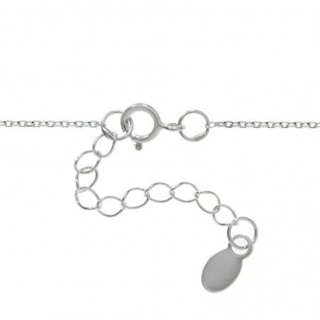 Collar triángulo y barra Plata de Ley 925