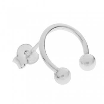 Pendientes diseño piercing Plata de Ley - Karissma 2