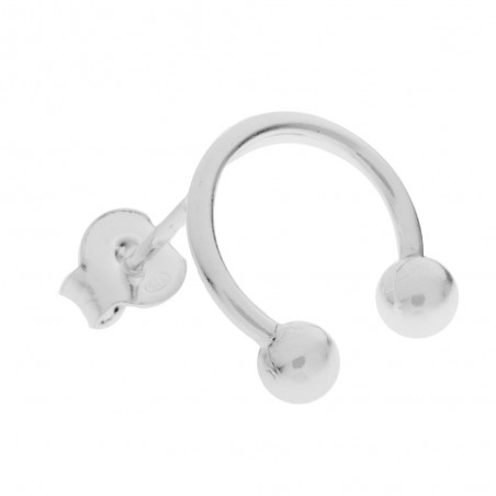 Pendientes diseño piercing Plata de Ley - Karissma