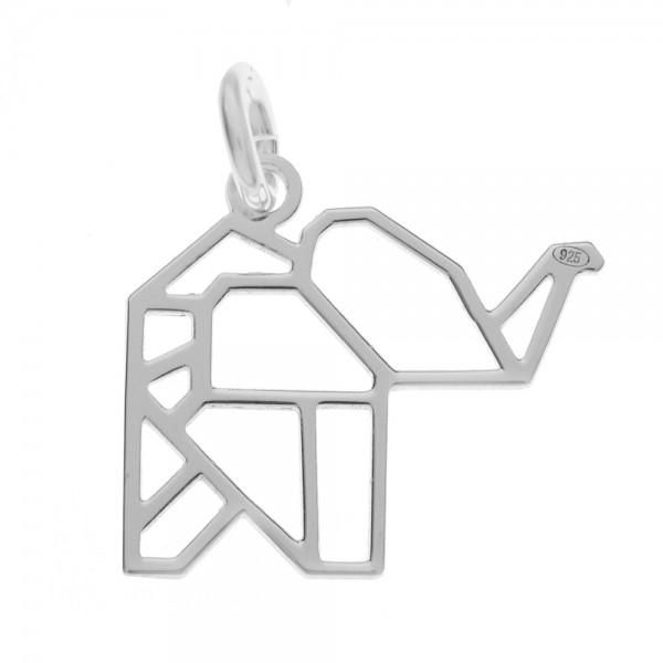 Collar elefante origami Plata de Ley - Karissma