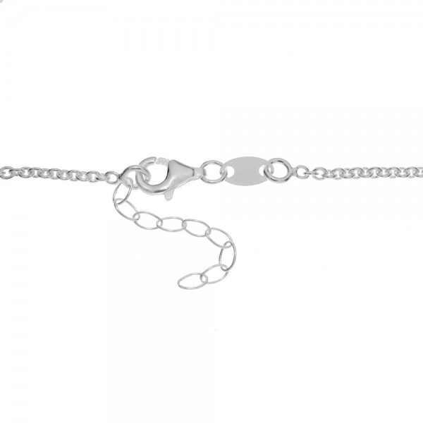 Collar chapa curva para grabar Plata de Ley - Karissma