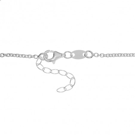 Collar chapa curva para grabar Plata de Ley - Karissma