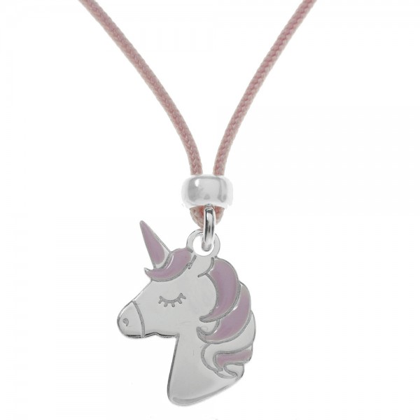 Collar para niña unicornio Plata de Ley - Karissma