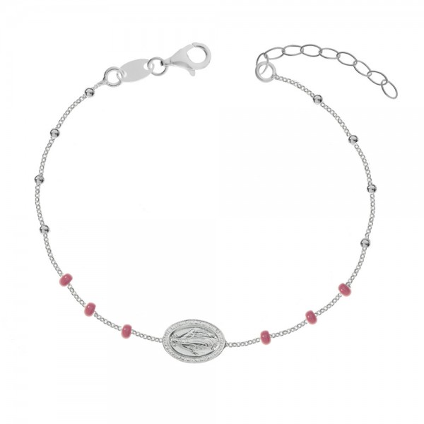 Pulsera virgen de la Milagrosa Plata de Ley - Karissma