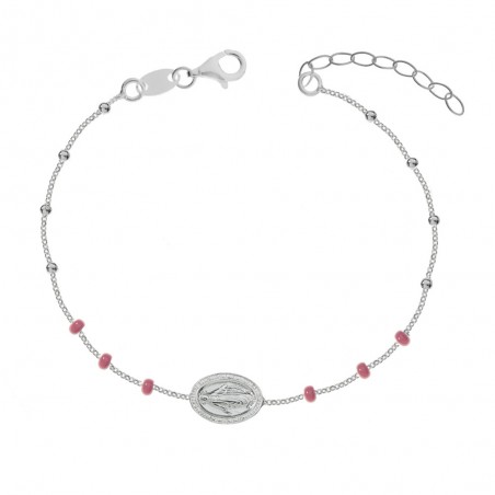 Pulsera virgen de la Milagrosa Plata de Ley - Karissma