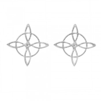 Pendientes nudo de bruja Plata de Ley - Karissma