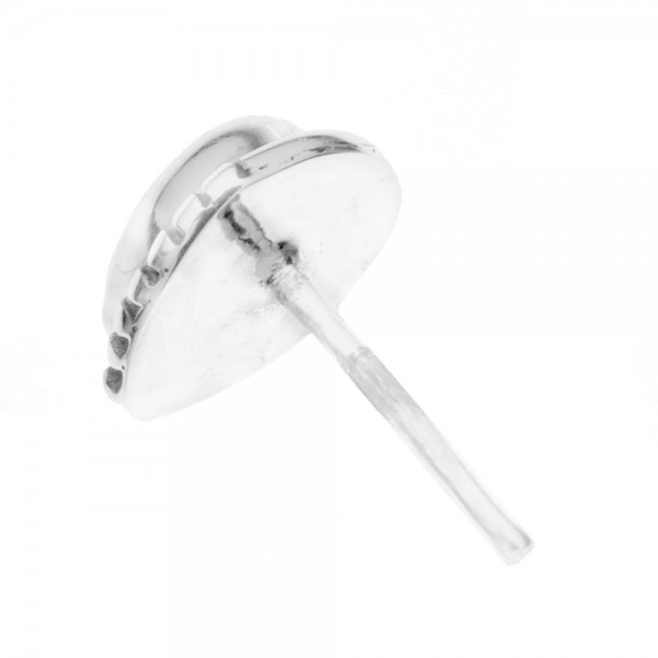 Pendientes gota mini piedra natural Plata de Ley - Karissma