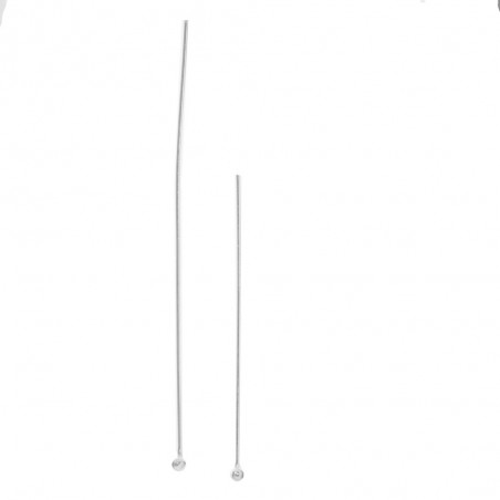 20 Bastón grosor 0.4 mm Plata de Ley - Karissma