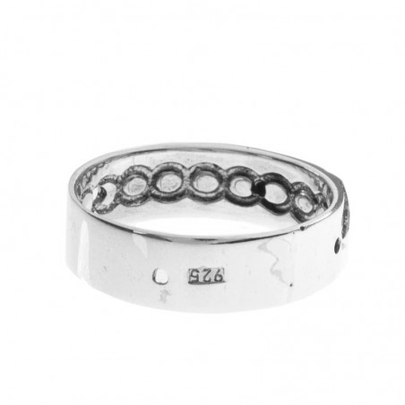 Anillo Atlante con inscripciones Plata de Ley 925