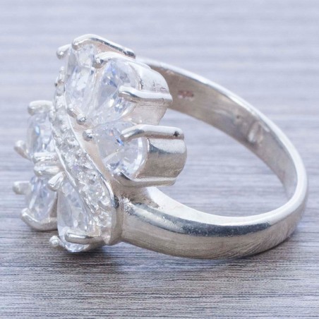 Anillo infinito y corazón Plata de Ley 925