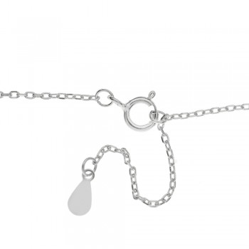 Collar zorro Plata de Ley con circonitas champagne - Karissma 2