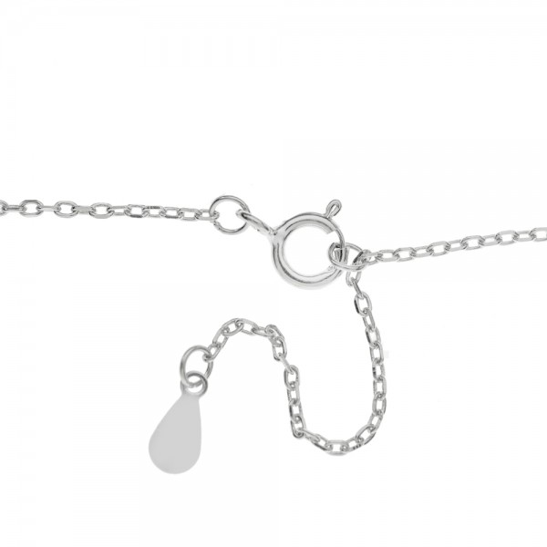 Collar zorro Plata de Ley con circonitas champagne - Karissma
