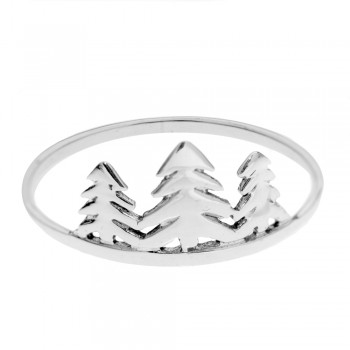 Anillo abetos Plata de Ley - Karissma