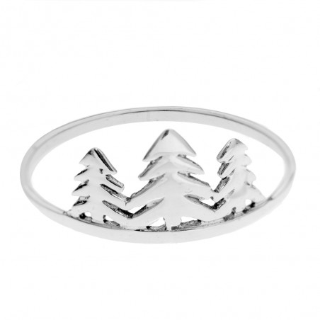 Anillo abetos Plata de Ley - Karissma