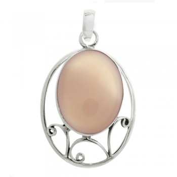 Colgante piedra oval Plata de Ley - Karissma 2