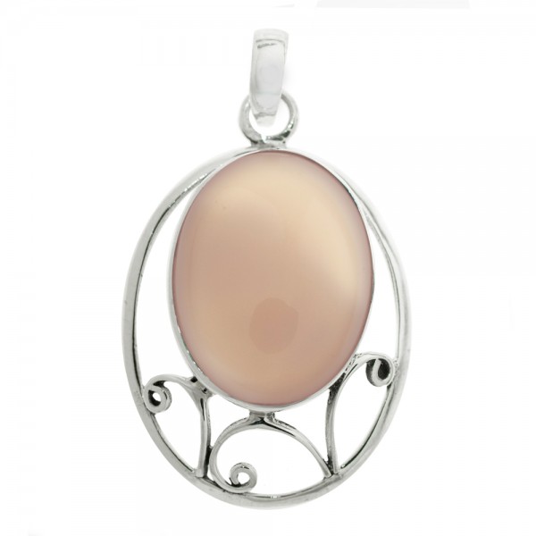Colgante piedra oval Plata de Ley - Karissma