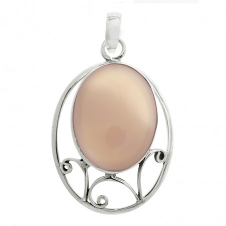 Colgante piedra oval Plata de Ley - Karissma