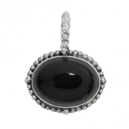 Colgante piedra oval horizontal Plata de Ley - Karissma