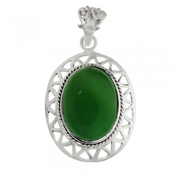 Colgante étnico piedra natural Plata de Ley 925 - Karissma 2