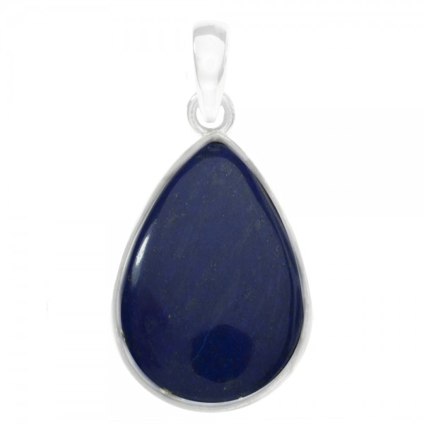 Colgante gota lapislázuli Plata de Ley