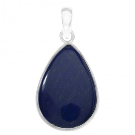 Colgante gota lapislázuli Plata de Ley