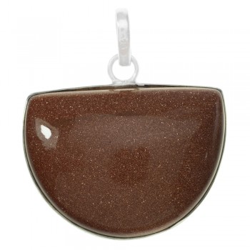 Colgante XL Goldstone Plata de Ley 925 - Karissma