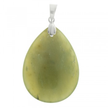 Colgante XL gota aventurina Plata de Ley 925 - Karissma