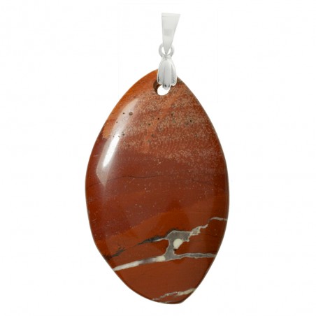 Colgante XL Jaspe con drop de Plata de Ley - Karissma