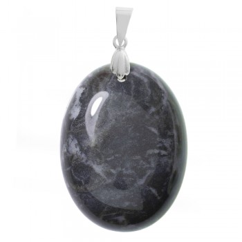 Colgante XL cabujón ágata morada Plata de Ley - Karissma