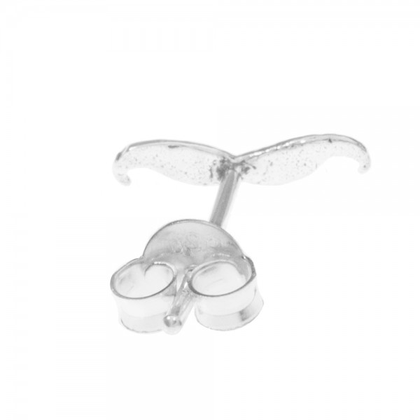 Pendientes mini bigote Plata de Ley - Karissma