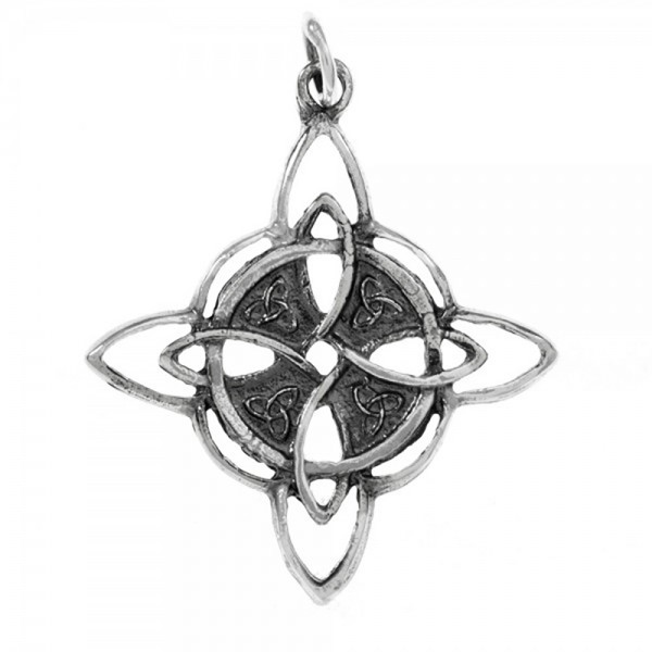 Collar Nudo de Bruja Plata de Ley | Karissma