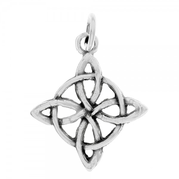 Collar Nudo de Bruja Plata de Ley | Karissma